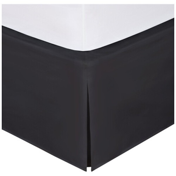 Bed manufacturers never lift the mattress. Enveloping bed skirt. Classic style. Low maintenance. Wrinkle-resistant fabric. Traditional.